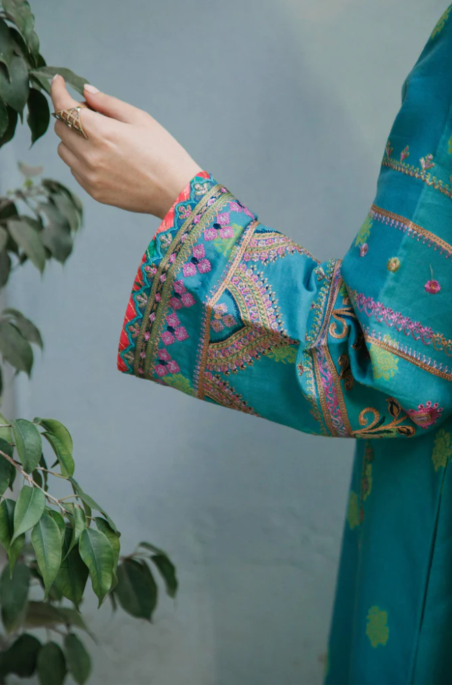 Zara Shahjahan - 3PC Lawn Embroidered Suit - SA0122