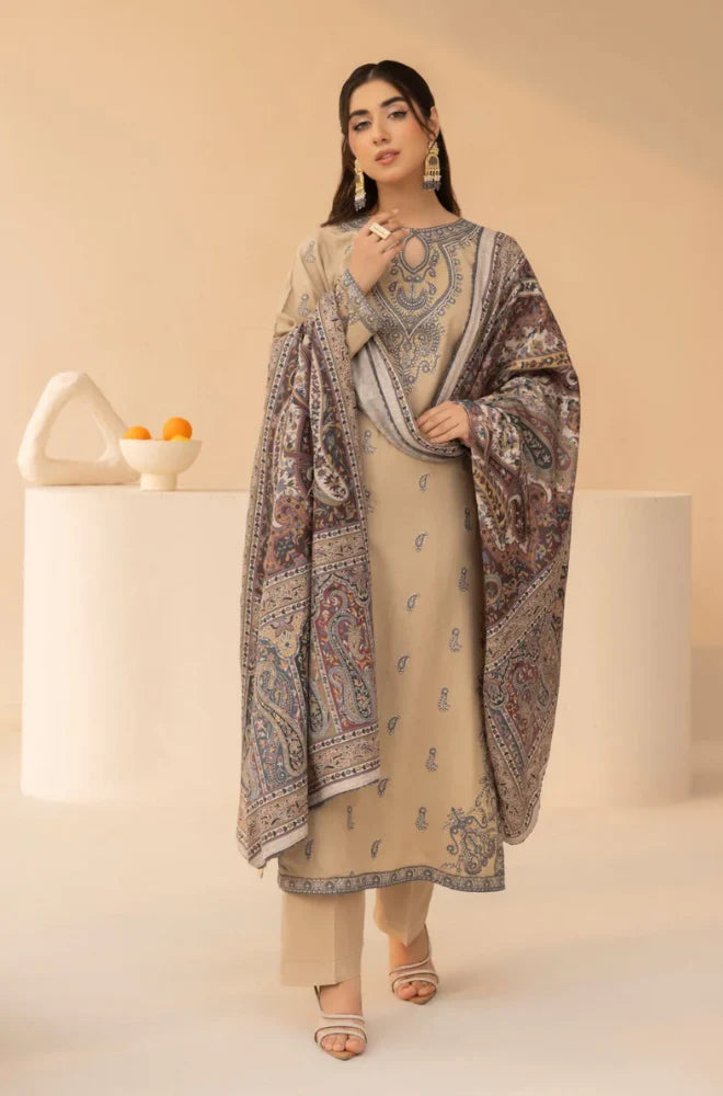 Mohagni - 3PC Lawn Embroidered Suit - SB0158