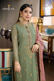 Asim Jofa - 3 Piece - Chiffon Embroidered Suit - SSIN230