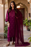Batik - 3PC Dhanak Embroidered Shirt With Dhanak Embroidered Dupatta and Trouser - SS01000