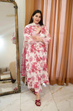 Aneelas - 3PC Lawn Printed Shirt with Lawn Printed Dupatta and Trouser - SS0847