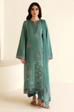 Republic - 3PC Dhanak Embroidered Shirt With Dhanak Embroidered Dupatta and Trouser - SS01078