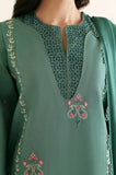 Republic - 3PC Dhanak Embroidered Shirt With Dhanak Embroidered Dupatta and Trouser - SS01078