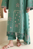 Republic - 3PC Dhanak Embroidered Shirt With Dhanak Embroidered Dupatta and Trouser - SS01078