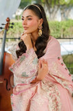 ELAF - 3PC Summer Lawn Embroidered Shirt with Organza Embroidered Dupatta and Trouser - SS0793