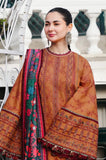 Hussain Rehar - 3PC Embroidered Shirt With Dhanak Embroidered Dupatta and Trouser - SS01077