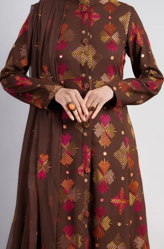 Bareeze - 3PC Lawn Embroidered Suit - SA0105