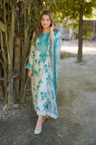 Aneelas - 3PC Lawn Printed Shirt with Lawn Printed Dupatta and Trouser - SS0853