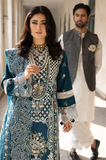 Mahnur - Summer 3PC Lawn Embroidered Suit - SS0613