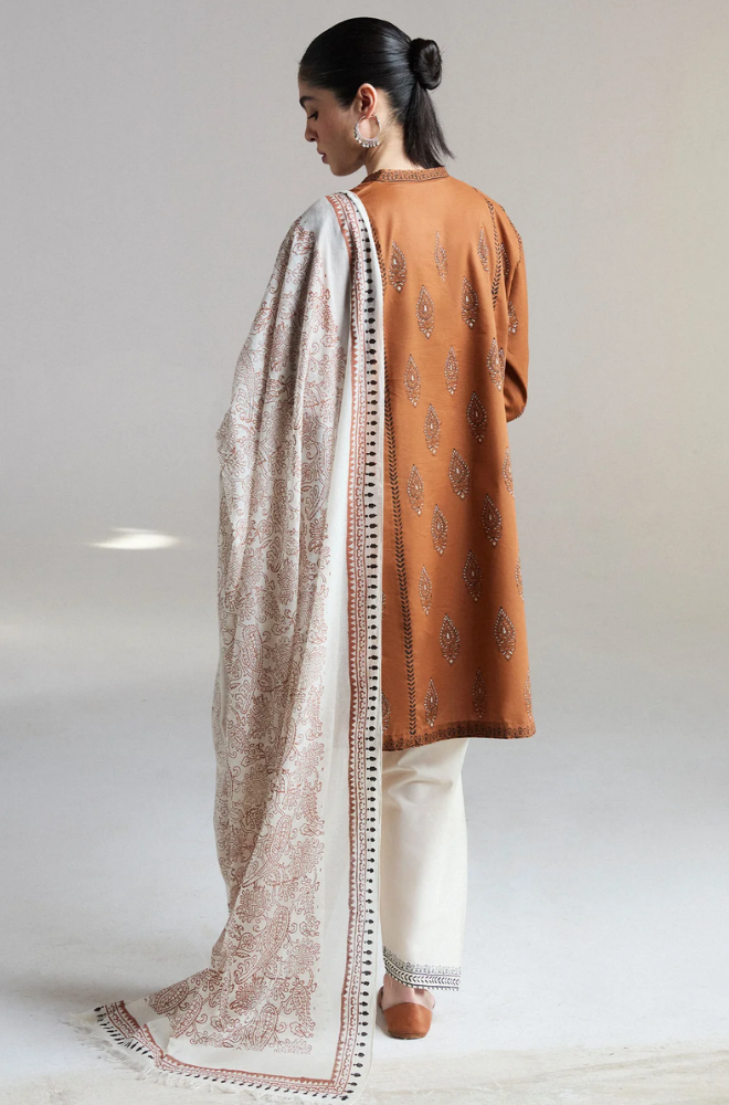 Zara Shahjahan - Lawn Embroidered Suit - SS0307