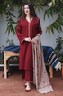 Asling - 3 Piece - Dhanak Embroidered Suit - SH0004