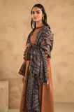 NishatLinen - Winter 3PC Dhanak Embroidered Suit - SS0088