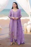 Summer 3PC Chickankari Lawn Embroidered Suit - SS0667