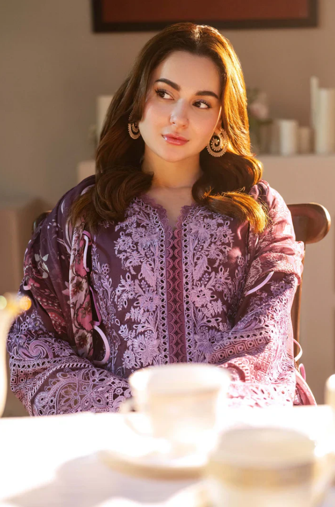 Zara Shahjahan - Winter 3PC Dhanak Embroidered Suit - SS0456
