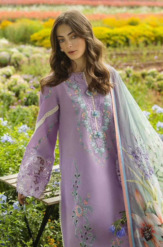 MUSHQ - Lawn Embroidered Suit -SSB0316