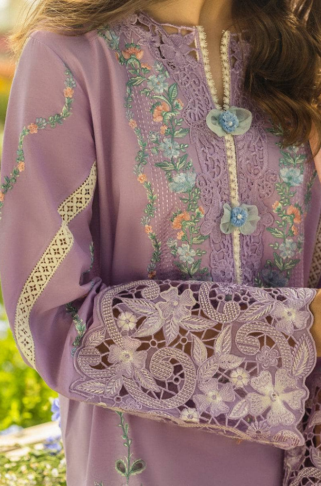 MUSHQ - Lawn Embroidered Suit -SSB0316