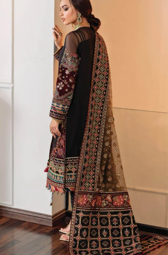 Baroque- 3 Piece - Lawn Embroidered Suit - SN0011