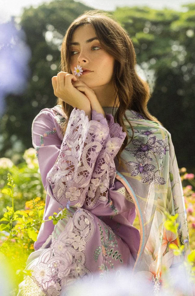 MUSHQ - Lawn Embroidered Suit -SSB0316