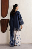 Iznik - 3PC Unstitched Silk Embroidered Shirt with Digital Printed Shawl and Trouser - SS01162