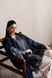 Iznik - 3PC Unstitched Silk Embroidered Shirt with Digital Printed Shawl and Trouser - SS01162