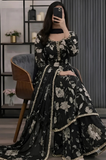 Shahijora - Black Maxi Dress for Women