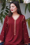 Aisling - 3PC Dhanak Embroidered Shirt With Dhanak Embroidered Dupatta and Trouser - SS0877