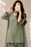 3PC Lawn Embroidered Shirt With Chiffon Embroidered Dupatta and Trouser - SS0931