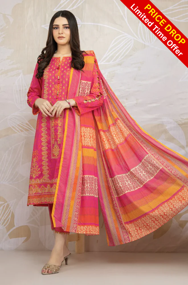 Sapphire - 3 Piece - Lawn Digital Printed Shirt - SB0028