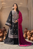 Zarposh - 3PC Dhanak Embroidered Shirt With Chiffon Embroidered Dupatta and Trouser - SS0903