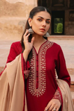 Cross Stitched- 3 Piece - Dhanak Embroidered Suit- SRZ0103