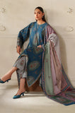 Baroque -  3PC Karandi Printed Shirt With Karandi Printed Dupatta and Trouser - SS0948