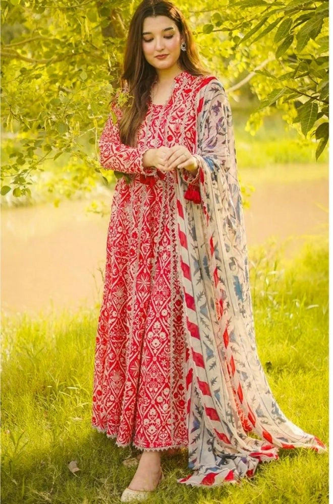 ANEELAS - Summer 3PC Lawn Digital Printed Dress - SS0798