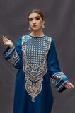 Urge- 2 Piece - Dhanak Embroidered Suit- SRZ0111