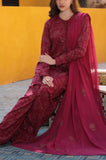 Hussain Rehar - 3PC Lawn Embroidered Suit - SA0120