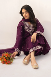 Dyot - Winter 3PC Dhanak Embroidered Suit - SS0424