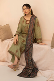 Mohagni - 3PC Dhanak Embroidered Shirt With Printed Dupatta and Trouser -SS0983
