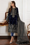 Jazmin - 3PC Velvet Embroidered Shirt With Organza Embroidered Dupatta and Trouser - SS0928
