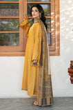 IZEL - 3PC Dhanak Embroidered Shirt With Wool Printed Dupatta and Trouser - SS0997