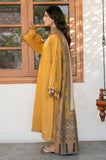 IZEL - 3PC Dhanak Embroidered Shirt With Wool Printed Dupatta and Trouser - SS0997