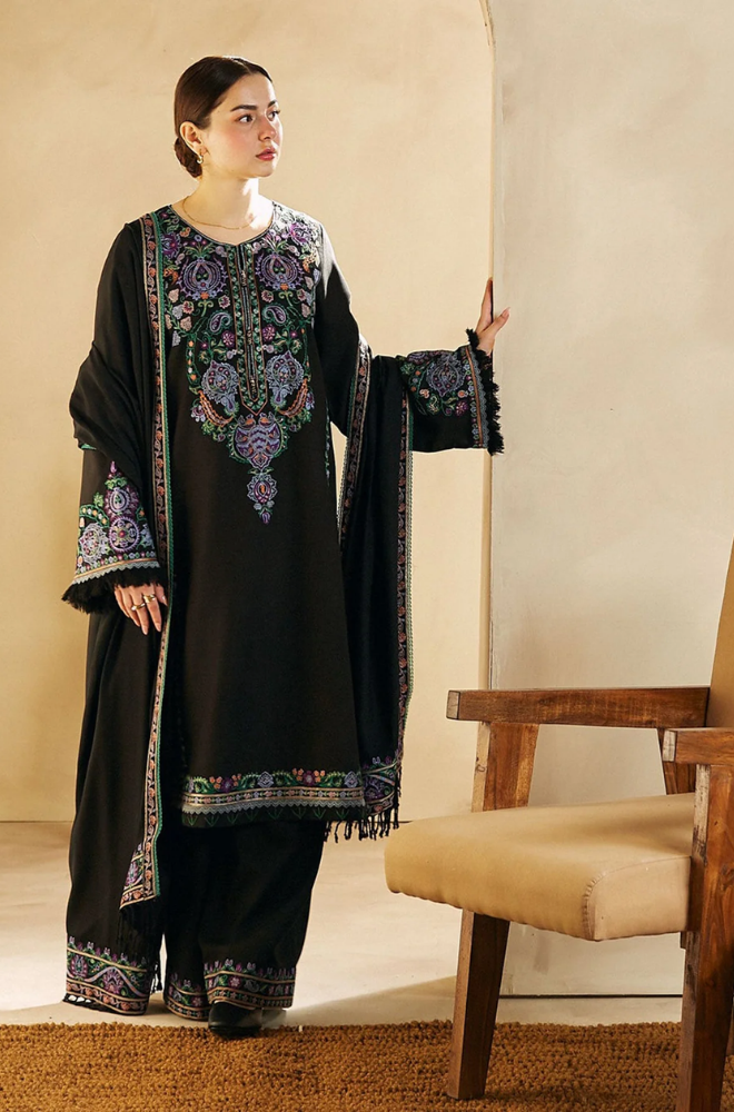 Cross Stitch - 3 Piece - Khaddar Embroidered Suit - SSIN216