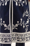 Seran - 3PC Dhanak Embroidered Shirt With Chiffon Dupatta and Trouser - SS0900