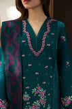 Limelight - 3PC Dhanak Embroidered Shirt With Dhanak Printed Dupatta and Trouser - SS0998