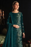 JAZMIN - Winter 3PC Velvet Embroidered Suit - SS0534