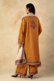 Zara Shahjahan - 3PC Dhanak Embroidered Shirt With Embroidered Dupatta and Trouser - SS0857