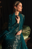 JAZMIN - Winter 3PC Velvet Embroidered Suit - SS0534