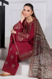 Sapphire - 3PC Dhanak Embroidered Shirt With Wool Printed Dupatta and Trouser - SS01090