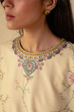 Zara Shahjahan - 3PC Dhanak Embroidered Shirt With Twill Printed Dupatta and Trouser - SS0915