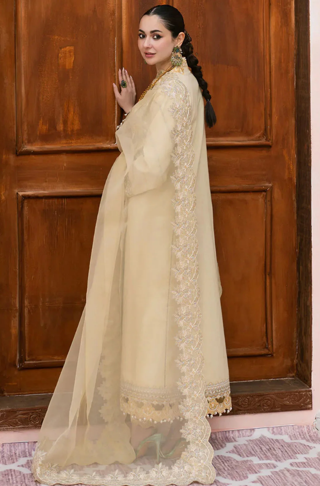 Sapphire - Winter 3PC Dhanak Embroidered Suit - SS0478