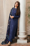 Seran - 3PC Dhanak Embroidered Shirt With Twill Printed Dupatta and Trouser - SS0899