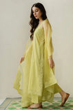 DYOT - 3PC Summer Lawn Embroidered Shirt with Organza Embroidered Dupatta and Trouser - SS0802